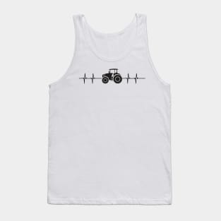 Tractor love, My heartbeat for a tractor Tank Top